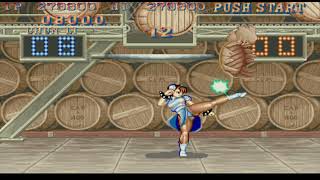 Chun Li Bonus Stage Barrel 1 [upl. by Siderf727]