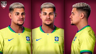 PES 21 NEW FACE BRUNO GUIMARÃES By Lucas Facemaker [upl. by Lleral532]