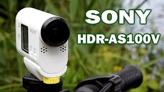 Sony HDRAS100V обзор экшнкамеры [upl. by Franci]