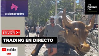 Trading en directo 2709 livestream envivo Wallstreet DOW30 NASDAQ SP500 CRUDO FOREX [upl. by Onurb]