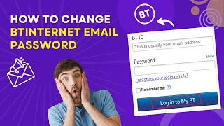 How to Change BTinternet Email Password  Help Email Tales [upl. by Yenot]