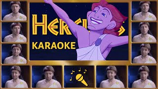 Hercules Go The Distance  KARAOKE  SingAlong Lyric Video [upl. by Linkoski]