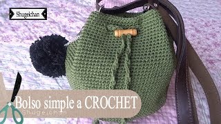 Bolso simple y bonito a CROCHET [upl. by Perretta54]