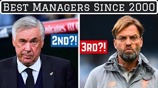 7 Greatest Football Managers Since 2000 [upl. by Nueovas925]