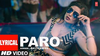 quotPAROquot Haryanvi Lyrical Video Song  Ruchika Jangid Suren Namdev Feat Richa Gulati [upl. by Yared]