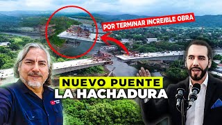 Imparable Nayib Bukele construye mega puente moderno en frontera con Guatemala elsalvador 🇸🇻 [upl. by Llewen]