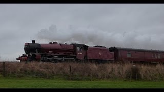 45699 Galatea on Skegness to Stratford Upon Avon railtour 9th April 2016 [upl. by Rowley]