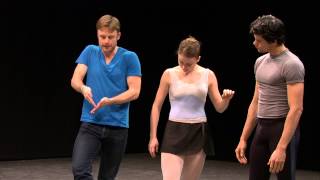 Christopher Wheeldon rehearses Aeternum [upl. by Harad]