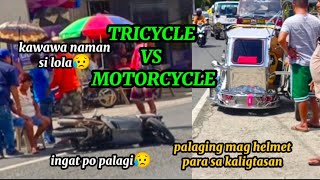 tricycle vs motorcycle banggaan [upl. by Sillaw182]