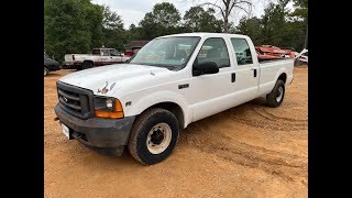 430  2001 Ford F350 Crew Cab Pickup Truck 186046 Miles [upl. by Leimad]