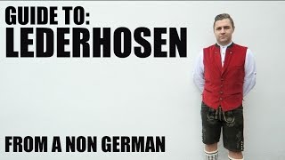 How to wear Lederhosen [upl. by Yderf]