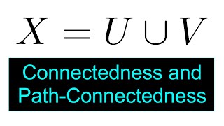 Topology Definitions Connected and PathConnected [upl. by Pampuch556]