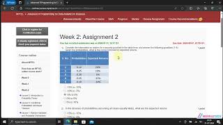 NPTEL Advanced R Programming for Data Analytics in Business Week2 Assignment 2 Solution July 2024 [upl. by Bengt503]