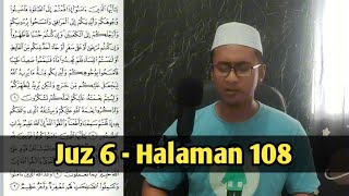 Halaman 108  Juz 6  Nada Maulid  Surah Al Maidah 69 [upl. by Airamahs695]