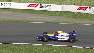 F1 2019 1992 Williams  Classic Championship Round 1112  Japan [upl. by Annahoj]