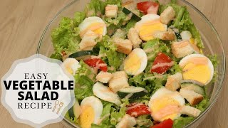 Pinaka Madaling VEGETABLE SALAD Recipe [upl. by Turk]