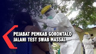 Ratusan Pejabat Pemkab Gorontalo Jalani Test Swab Massal [upl. by Diana723]