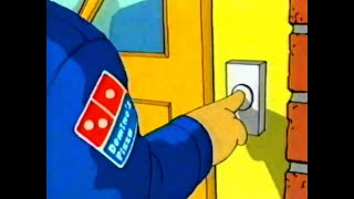 The Simpsons Dominos Pizza Stings  1996 [upl. by Annaeirb]