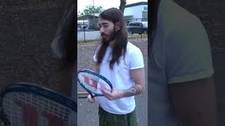 Shooting Potatoes At A Tennis Racket to Make French Fries [upl. by Maurise]