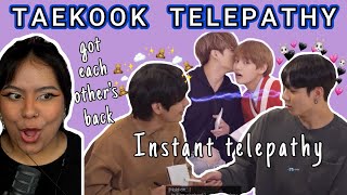 Taekook doesn’t have to say a word to understand each other  instant telepathy  REACTION [upl. by Vonni]