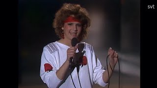 Lena Philipsson  Om Kärleken Är Blind Live Nygammalt 1986 [upl. by Ainegul]