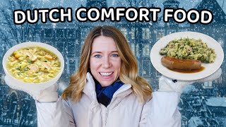 WE MADE DUTCH WINTER COMFORT FOOD netherlands food tour [upl. by Gorman]