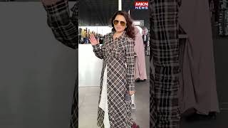 TISCA CHOPRA FLYING FROM MUMBAI SPOTTED AT AIRPORT MOV shorts [upl. by Akinohs991]