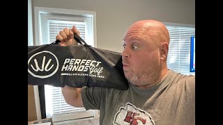 Unboxing the Perfect Hands Golf Training Aid  Travel bag and what is inside [upl. by Gaddi]