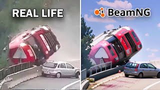 Accidents Based on Real Life Incidents  BeamNGdrive 27 [upl. by Januarius]