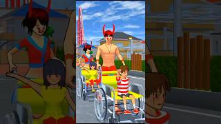 Yuta Dan MiO is not safe 🧟🧟🧟😭😭 sakuraschoolsimulator sakura games funny shortsvideo funny sss [upl. by Ilonka432]