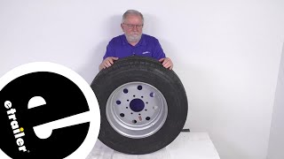 etrailer  Review of Triangle Trailer Tires and Wheels  Tire with Wheel  TR32ZR [upl. by Nonahs]