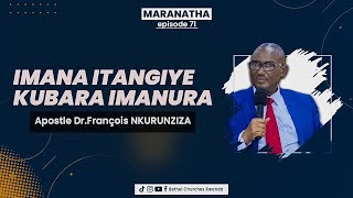 Imana itangiye kubara imanura  Apostle DrNKURUNZIZA François [upl. by Graves]