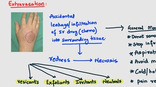 Extravasation of chemotherapy drugs cancer pharmacology [upl. by Akeylah]