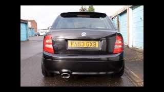 25quot Exhaust System on my Skoda Fabia VRS [upl. by Uliram]