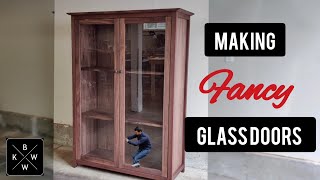 Building a Display Cabinet with Glass Doors [upl. by Idnaj]