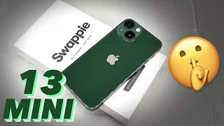 Unboxing the Green iPhone 13 Mini from Swappie [upl. by Standice384]