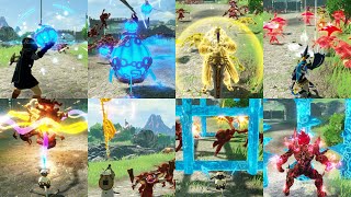 All Characters Sheikah Slate Skills Including All DLC Characters  Hyrule Warriors Age of Calamity [upl. by Fuld]