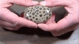 How to Hand Polish a Petoskey Stone [upl. by Enylekcaj311]