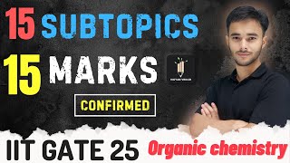 Organic 15 Subtopics 15 marks Confirmed  GATE 25 [upl. by Etram]