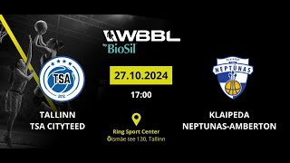 BioSil WBBL TSACITYTEED Tallinn v NeptunasAmberton Klaipeda [upl. by Zinnes]