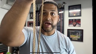 14K Gold Miami Cuban Link Chain from Garcia’s in Miami  24” 6mm [upl. by Lezah]