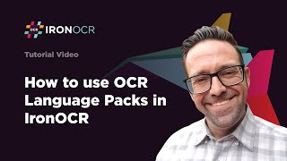 How to use OCR Language Packs in IronOCR [upl. by Oralie]