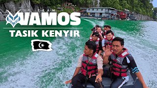 TEAM BONDING PERTAMA VAMOS  XORN VLOG PART 1  TASIK KENYIR HOUSE BOAT [upl. by Aennil]