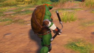 Mikeys Nunchucks pickaxe gameplay in Fortnite [upl. by Ohnuj]