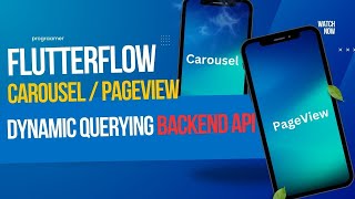 Dynamic Carousel amp PageView in FlutterFlow Looping Firebase Query with Generate Children [upl. by Jennica]