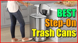 ✅ Top 5 Best StepOn Trash Cans Trash Can with Foot Pedal [upl. by Ardnoel]