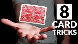 8 VISUAL Card Tricks Anyone Card Do  Revealed [upl. by Auqenaj]