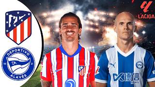 ATLETICO MADRID vs ALAVES  Jornada 14  LaLiga EA Sports Liga Española  Pronóstico FC 25 [upl. by Anailuy]