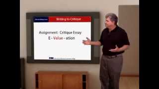 How to Write a Critique Essay An Evaluation Essay [upl. by Barayon465]