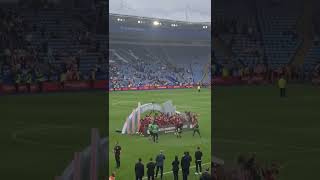 Liverpool FC fans sing One Kiss by Dua Lipa at King Power  Community Shield [upl. by Addis]